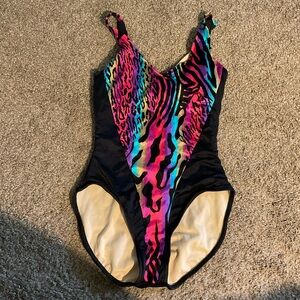 Vintage Slimsuit Swimsuit 14 T